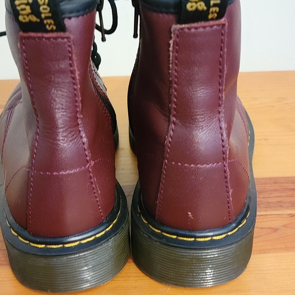 Dr. Martens 1460 Boot Oxblood Red Big Kids Size 1 - Picture 5 of 12
